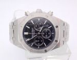 Replica Audemars Piguet Watches For Sale - Royal Oak Japanese Quartz Movement w Black Face